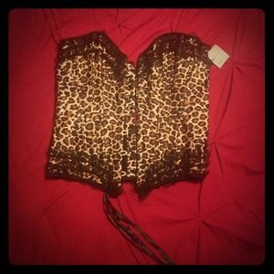 Leopard Print Corset